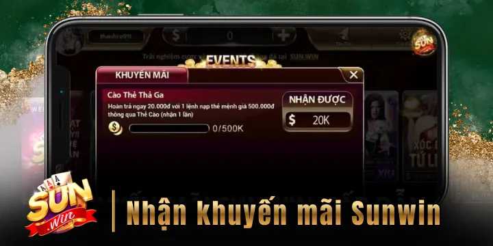 Khuyến mãi Sunwin - Phần thưởng hấp dẫn người chơi không nên bỏ lỡ 