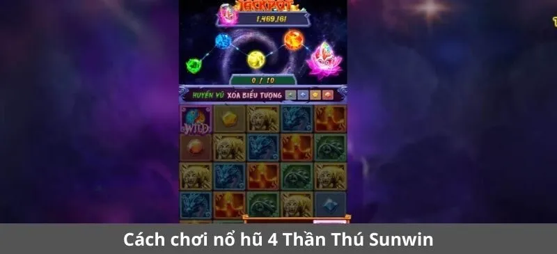 Cách chơi nổ hũ 4 Thần Thú Sunwin