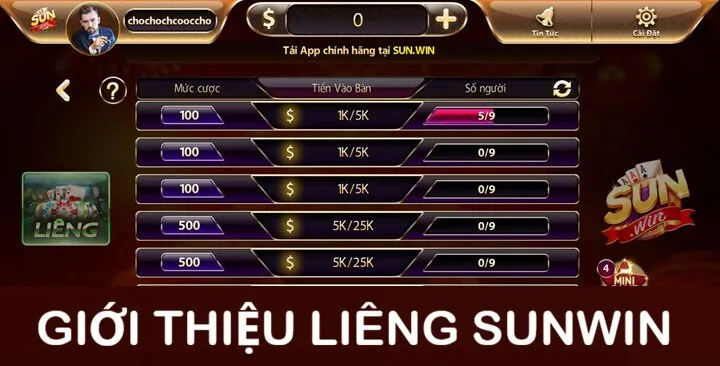 Liêng Sunwin khiến nhiều người tò mò vì điều gì? 